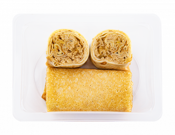 Блины с мясом, База