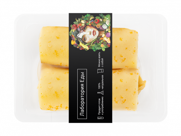 Блинчики с курицей и кремом Блю Чиз 