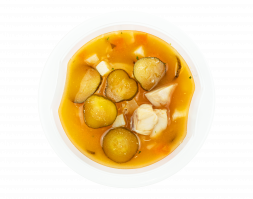 Рассольник с мясом, База