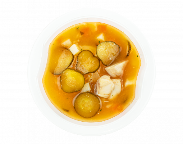 Рассольник с мясом, База