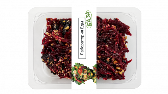 Салат из свеклы с грецким орехом и черносливом