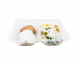 Крабкейки с рисом и овощами и сливочным соусом