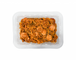Капуста тушеная с сосисками 500гр, вес