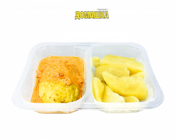 Голубцы с отварным картофелем